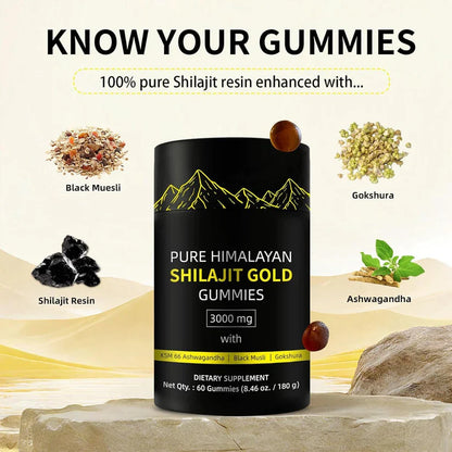 ORYN™ - Pure Himalayan Shilajit Gold Gummies